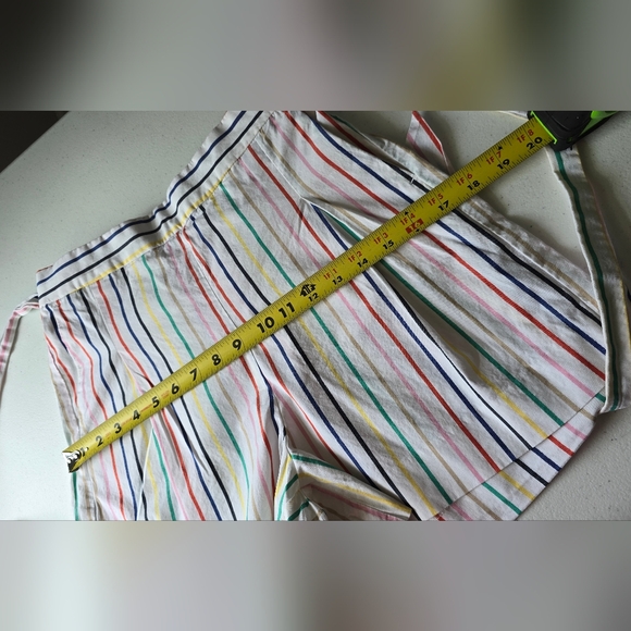 J. Crew striped tie waist shorts Multicolor stripes with bow size 2 - Picture 12 of 12